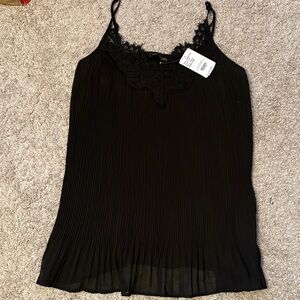 Suzanne Betro Elegant Black Lace Camisole